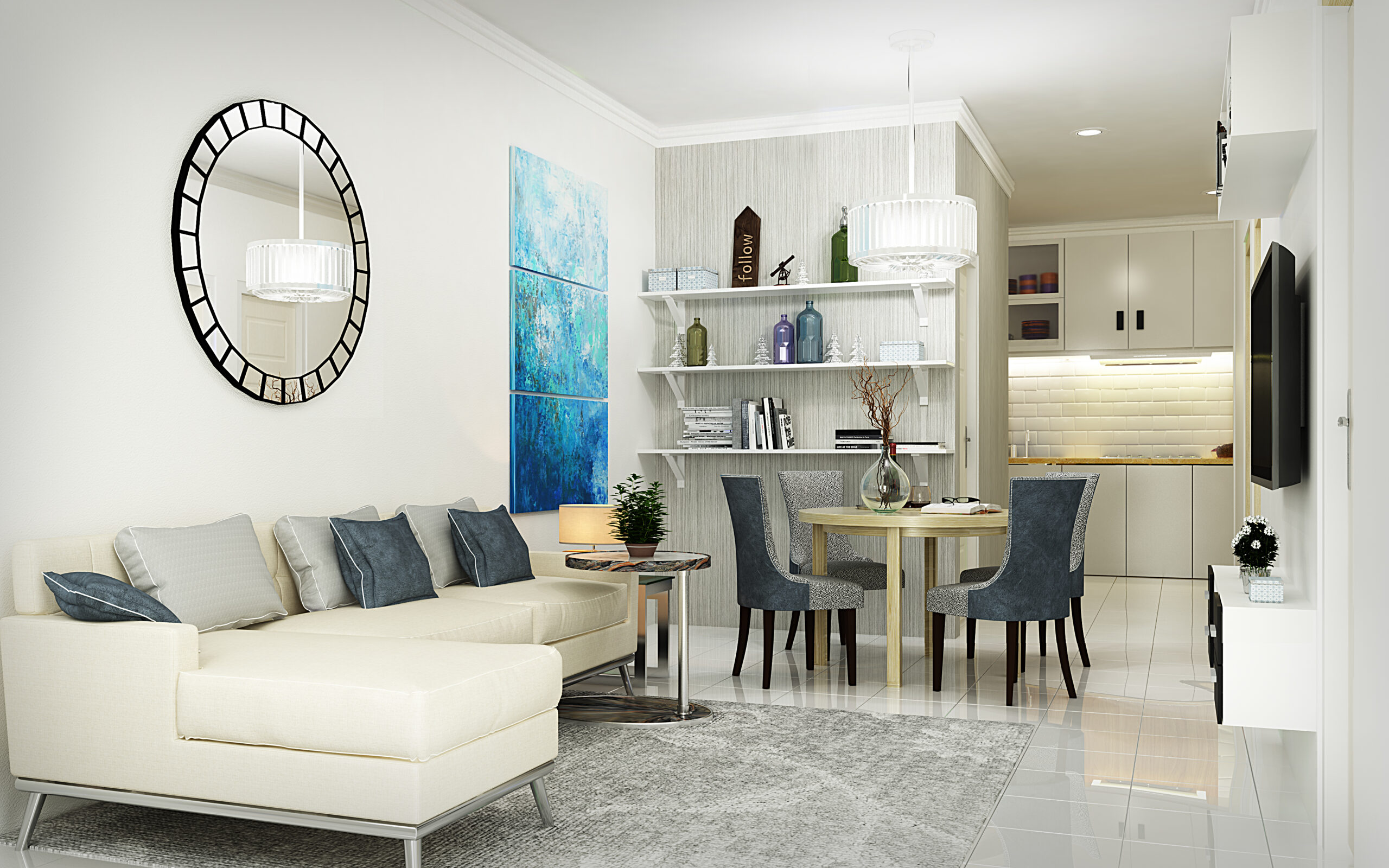 CHEERFUL HOMES_RENDER_201704 - 3BR Dressed Up Unit, Dining
