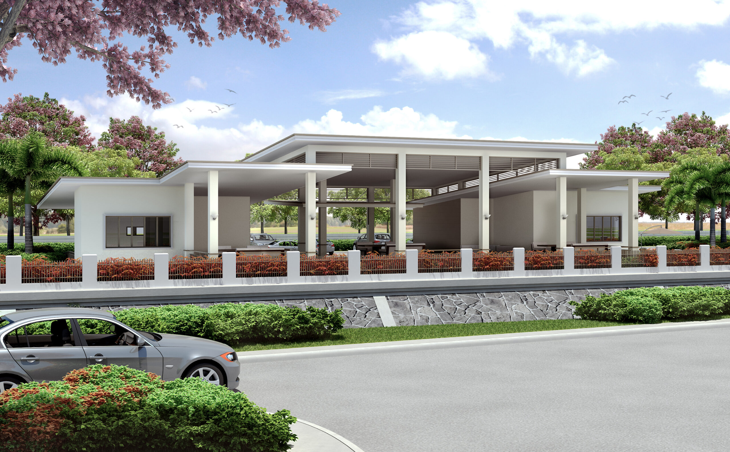 CHEERFUL HOMES_RENDER_20170531 - Clubhouse, view1