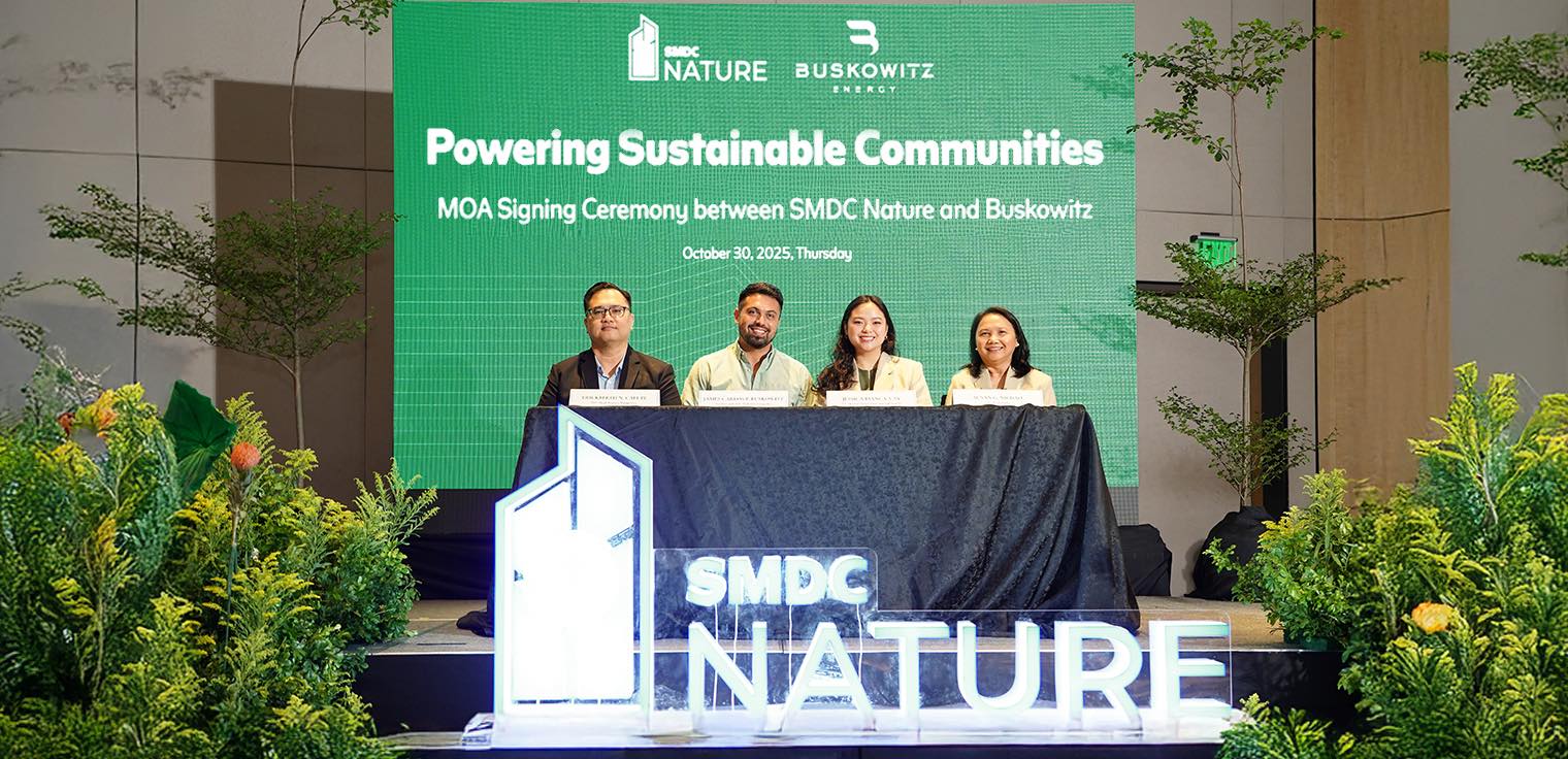 SMDC and Buskowitz Energy Ink Sustainability Partnership