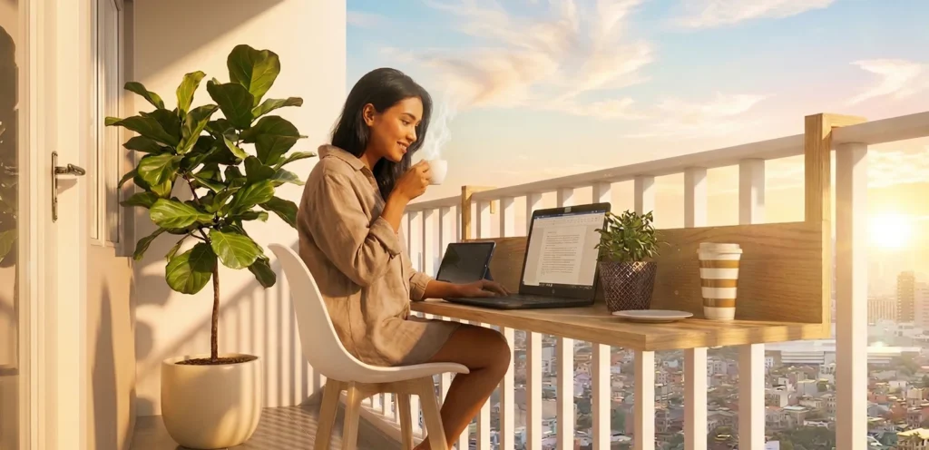 Working From Home, Living Near Everything:  Why This Setup Is Quietly Winning Today