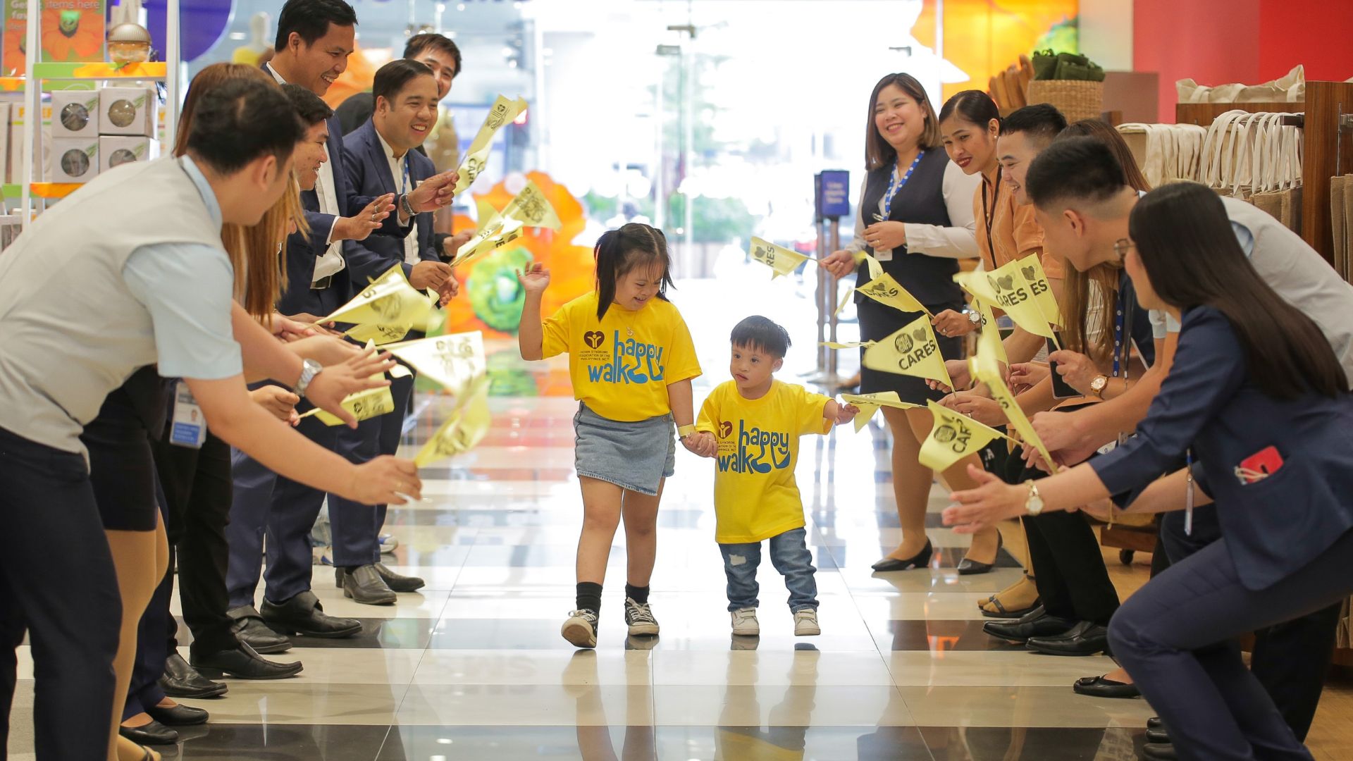 Two Happy Walkers take small, but meaningful steps with support and fanfare from the SM community.